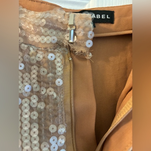 JLUXLABEL Tan Sequin Pants Size Small - Picture 5 of 8